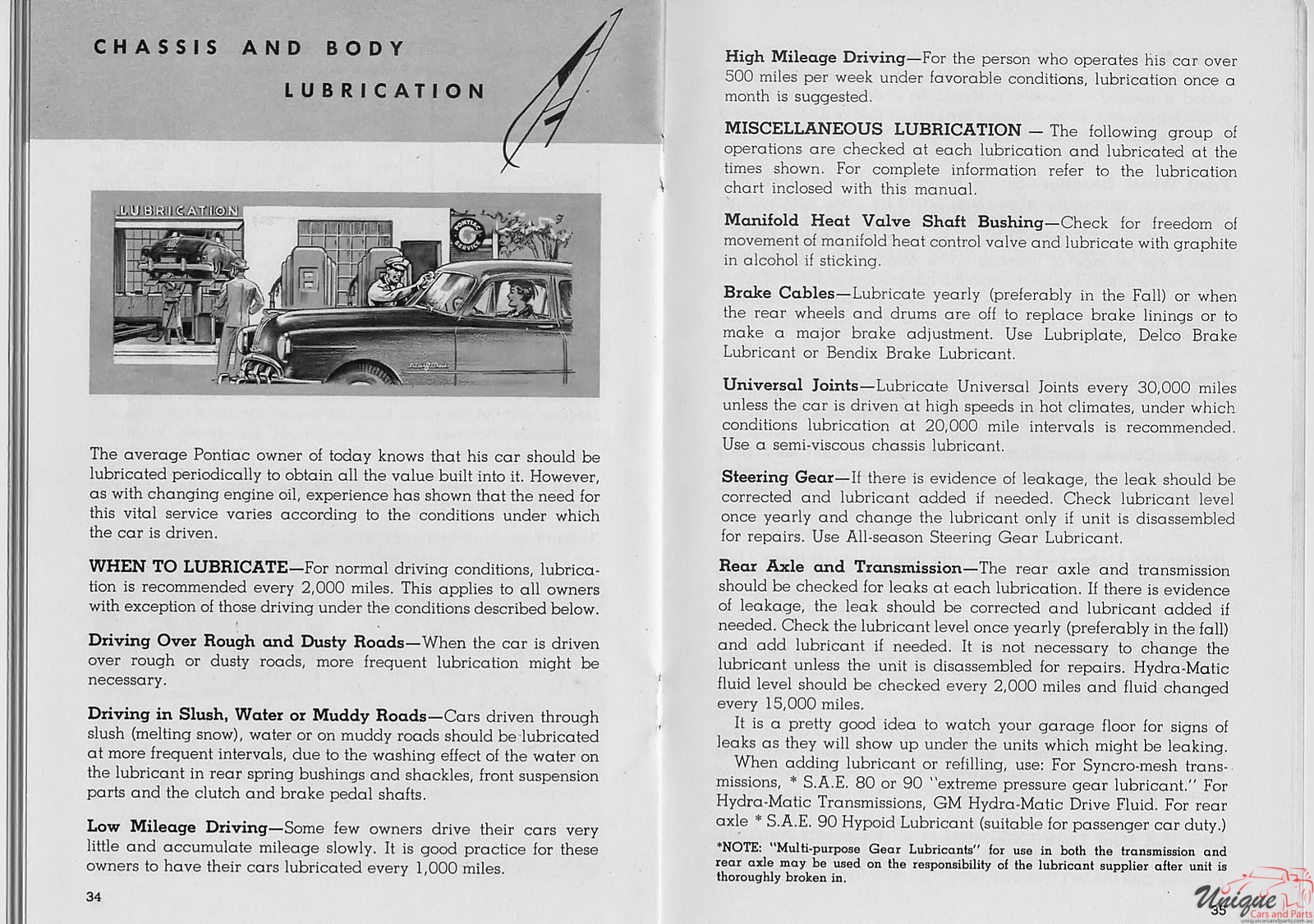 1950 Pontiac Owners Manual Page 23